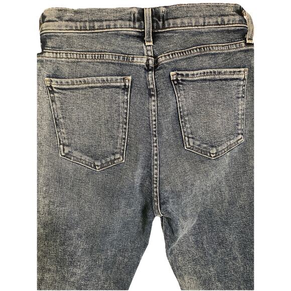 Agolde Jaime High Rise Jeans Button-Fly Organic Cotton Blue Sz.24 - Picture 5 of 5